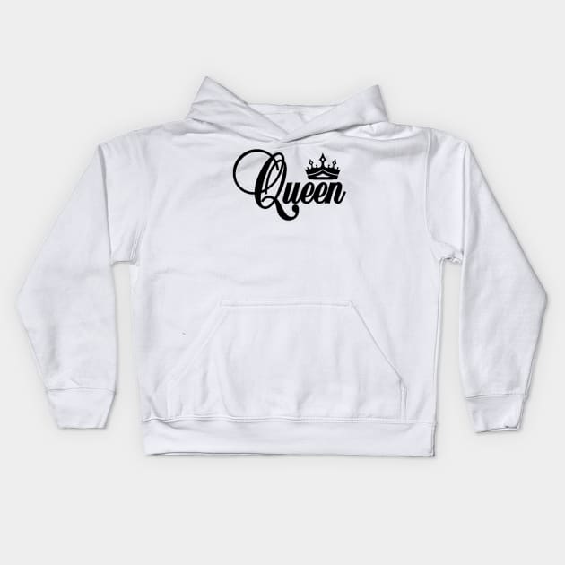 Queen , Queen Birthday, Queen Women, Queen gift, Queen , Birthday Queen t, Birthday Party Kids Hoodie by creativitythings 